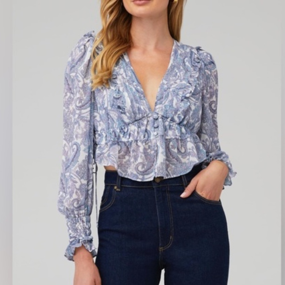 Revolve Patterned Top - image 2